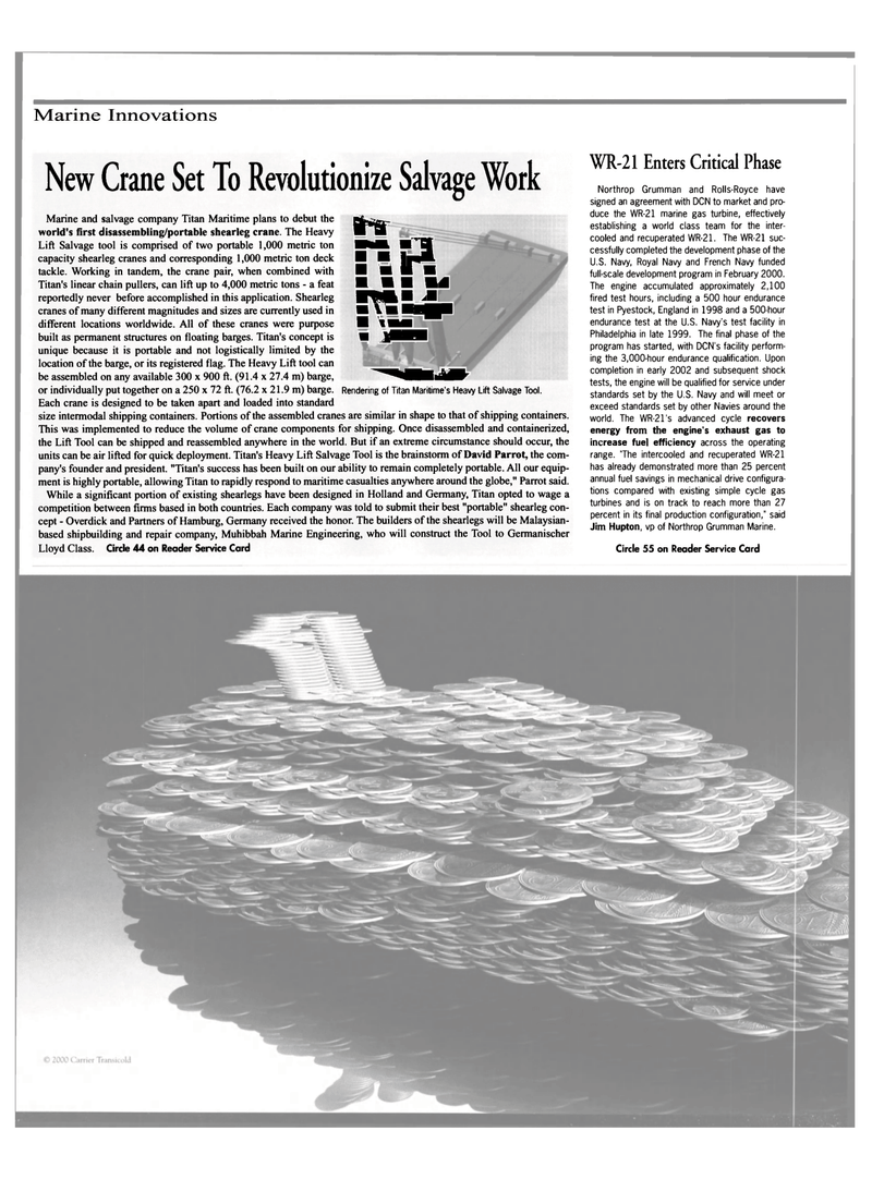 Maritime Reporter Magazine, page 41,  Dec 2000