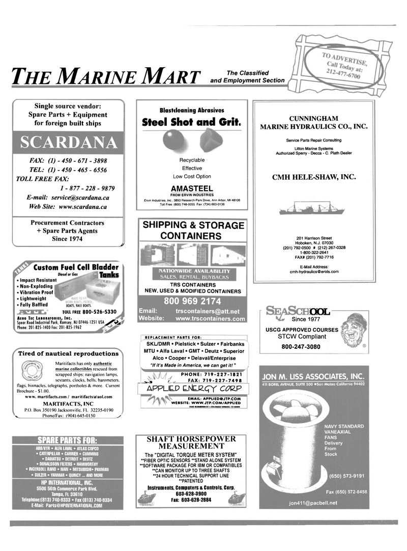 Maritime Reporter Magazine, page 57,  Dec 2000