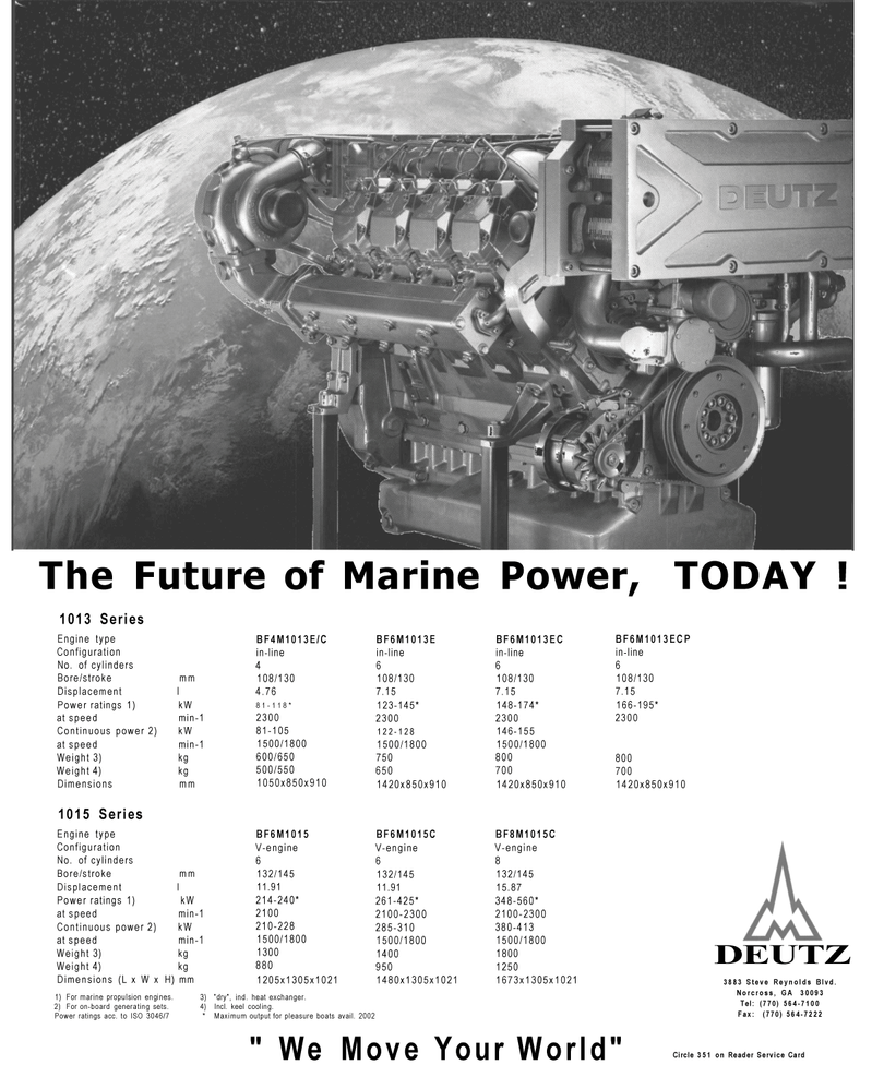 Maritime Reporter Magazine, page 3rd Cover,  Mar 2001
