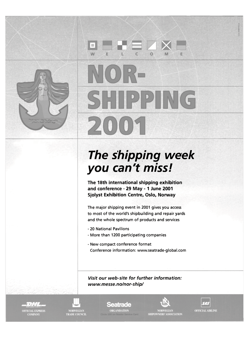 Maritime Reporter Magazine, page 2nd Cover,  Apr 2001