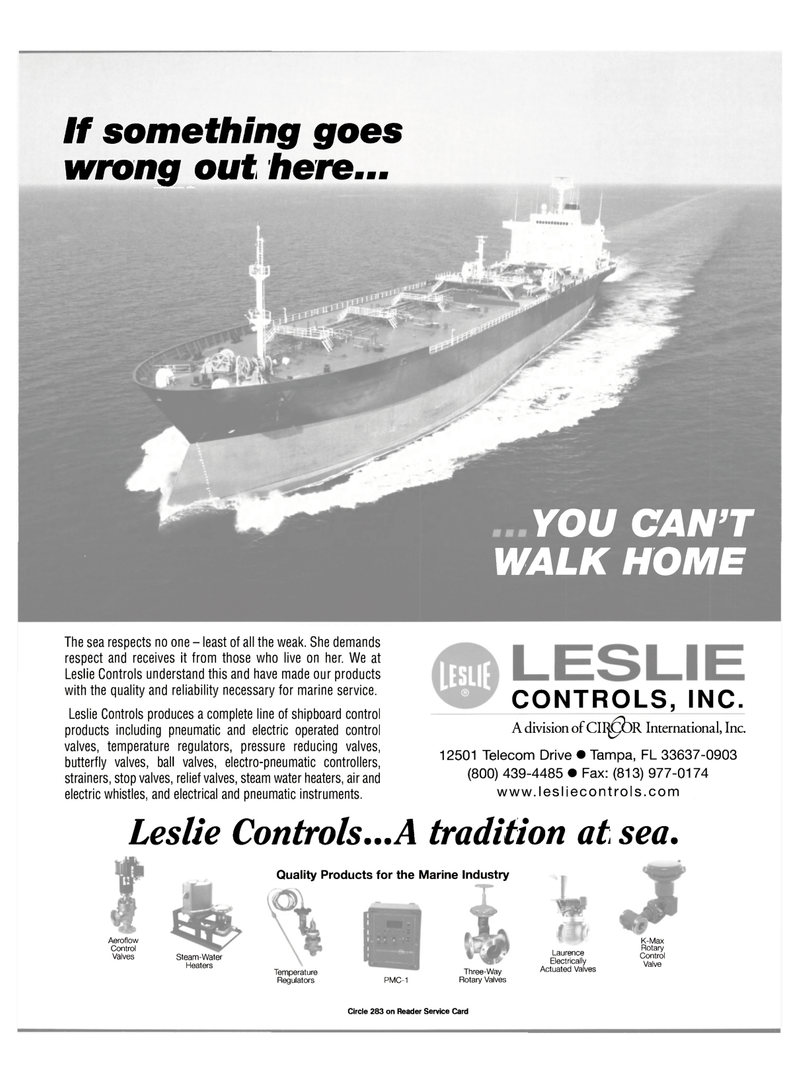 Maritime Reporter Magazine, page 21,  Apr 2001