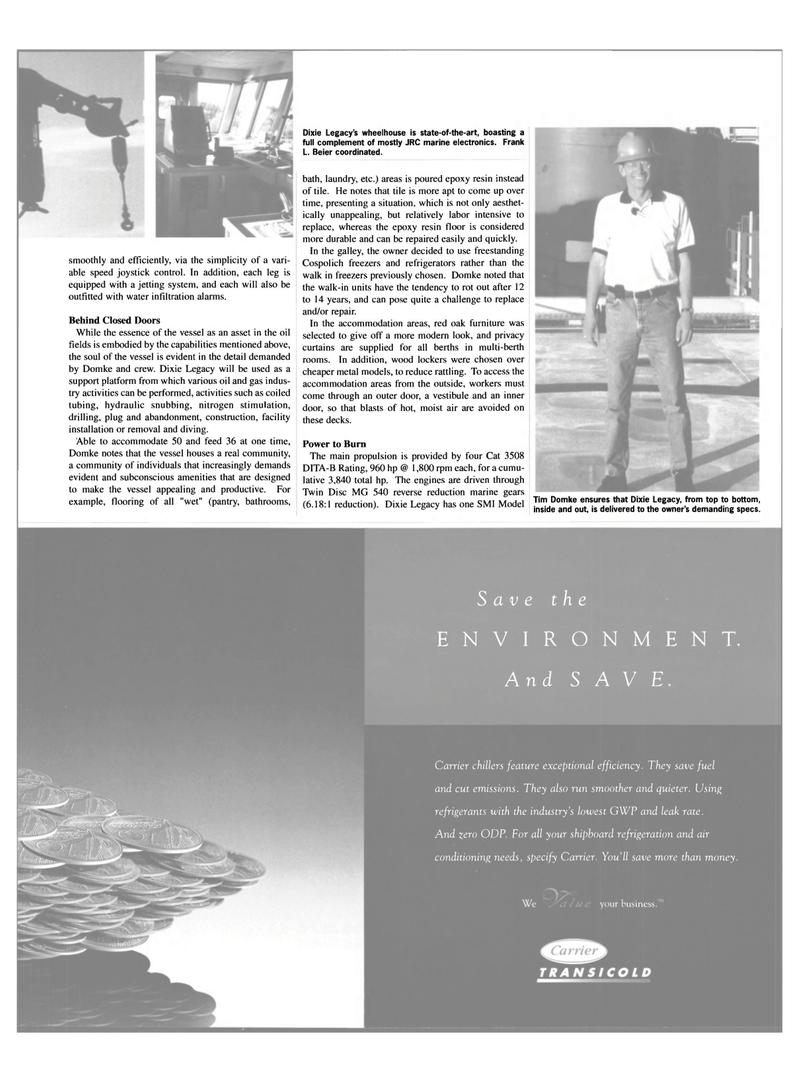 Maritime Reporter Magazine, page 41,  Apr 2001