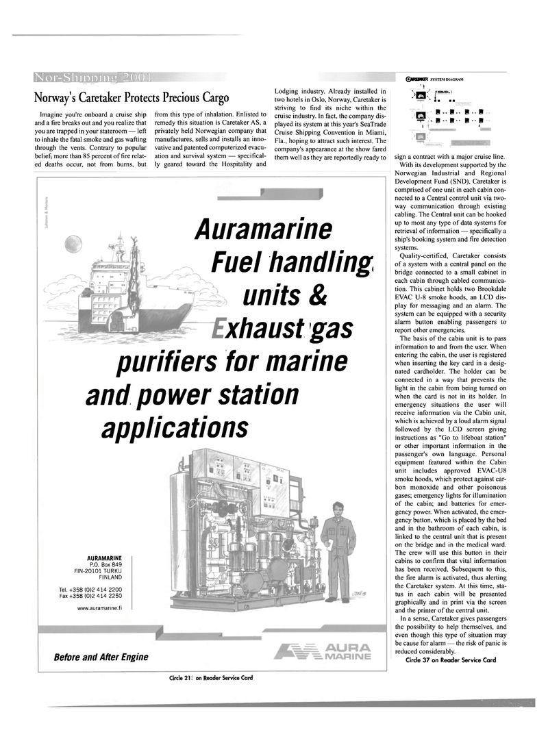Maritime Reporter Magazine, page 50,  May 2001