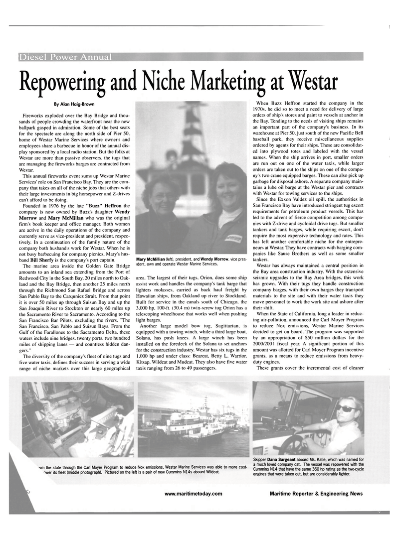 Maritime Reporter Magazine, page 40,  Jul 2001