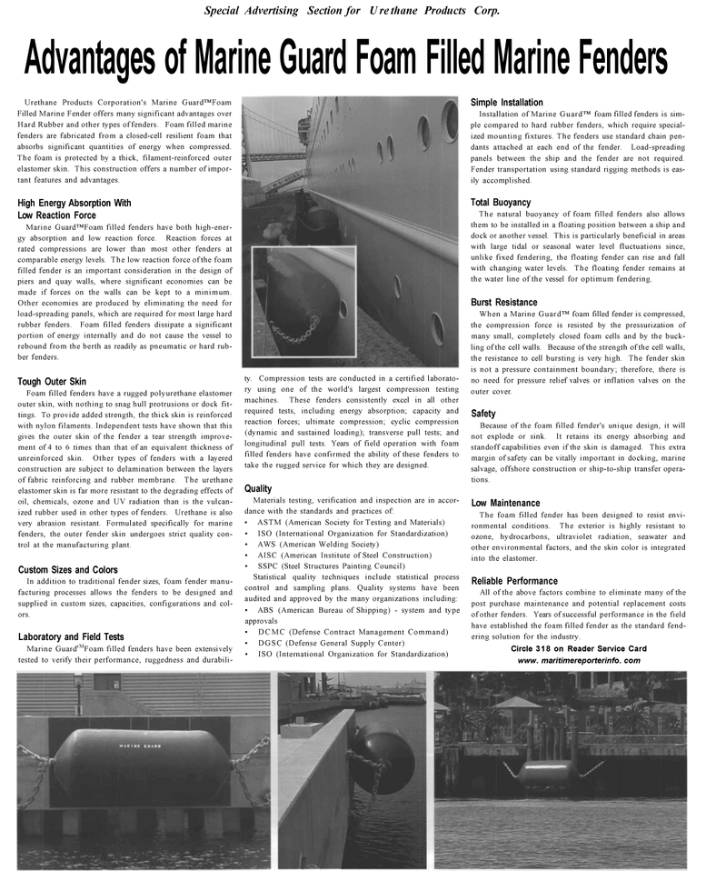Maritime Reporter Magazine, page 46,  Aug 2001