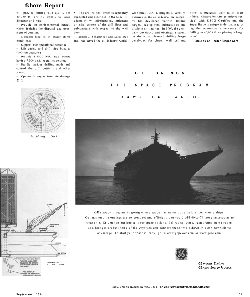Maritime Reporter Magazine, page 25,  Sep 2001