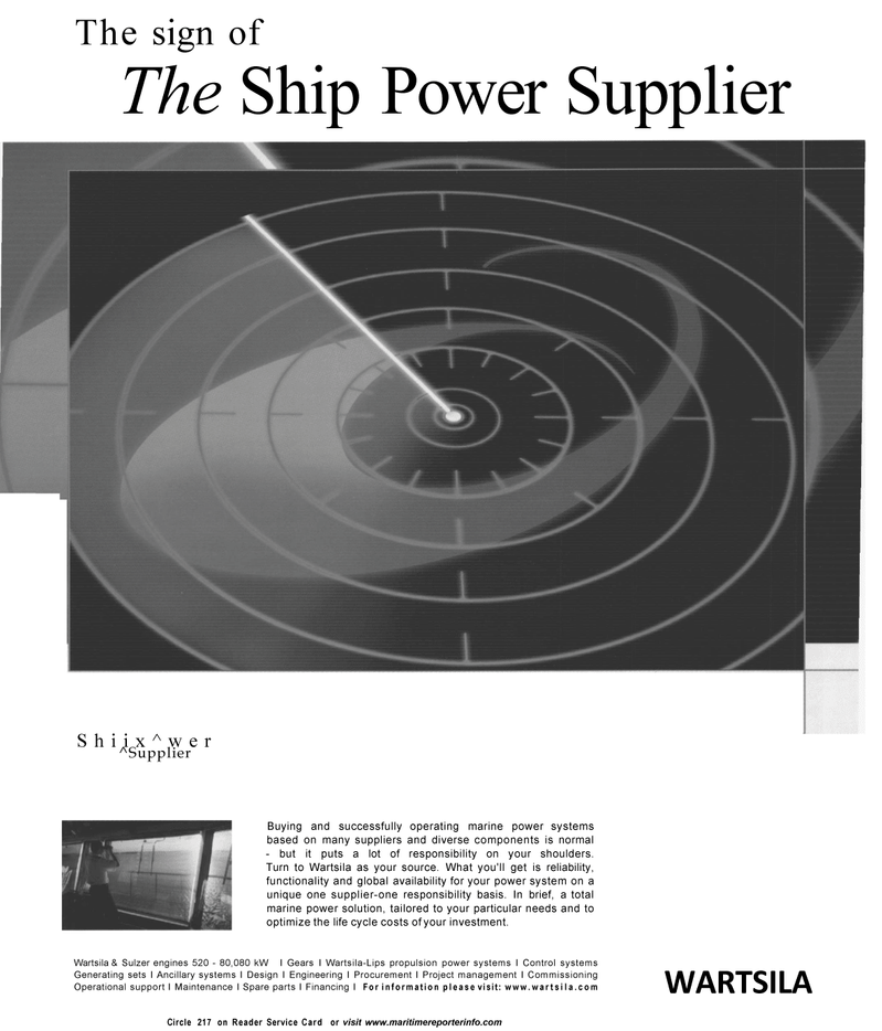 Maritime Reporter Magazine, page 45,  Sep 2001