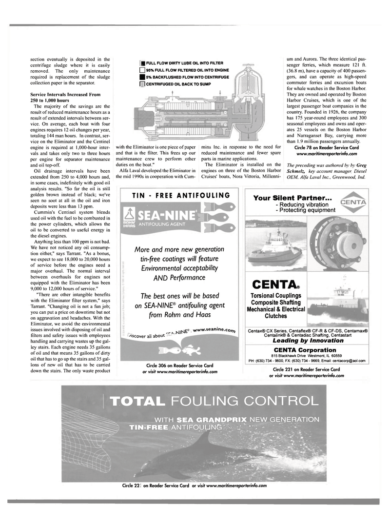 Maritime Reporter Magazine, page 70,  Oct 2001