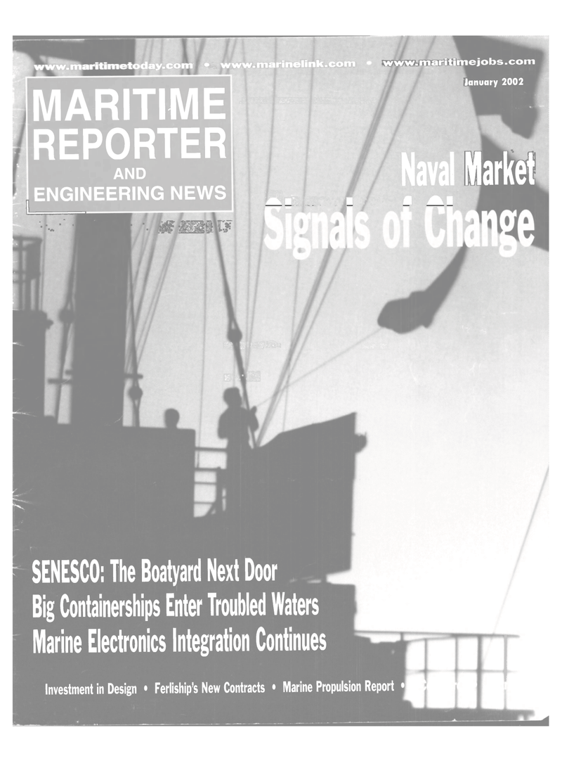 Maritime Reporter Magazine, page 2,  Jan 2002