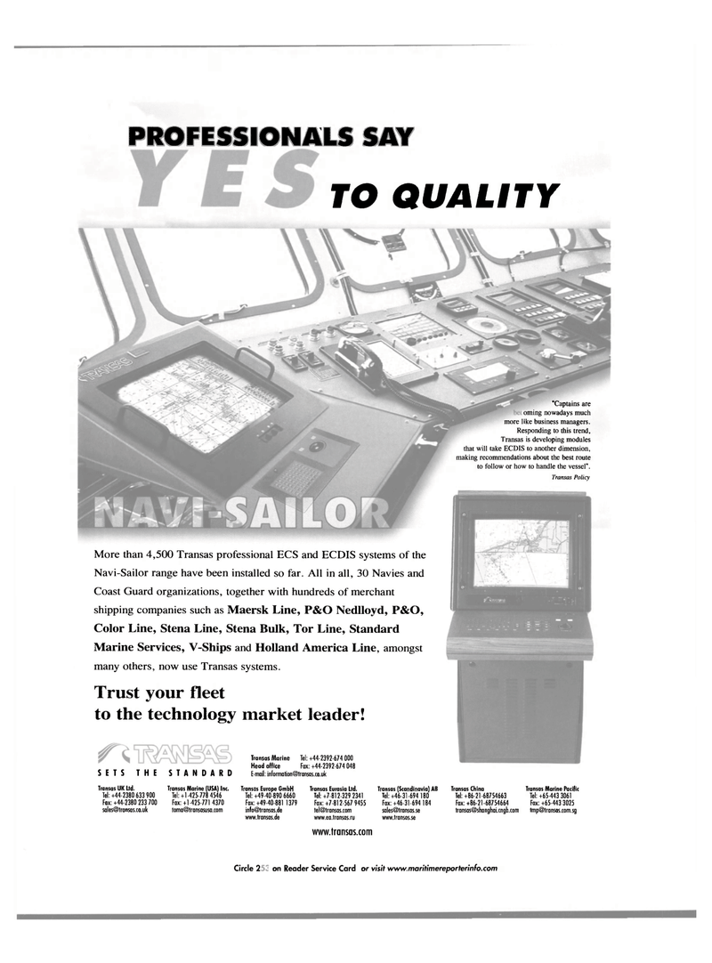 Maritime Reporter Magazine, page 42,  Jan 2002