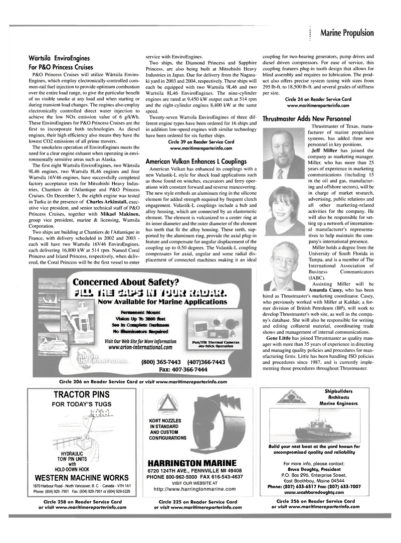 Maritime Reporter Magazine, page 48,  Jan 2002
