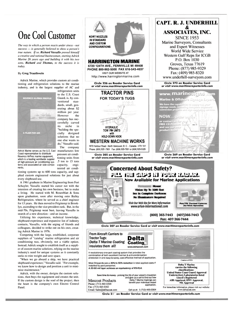 Maritime Reporter Magazine, page 21,  Mar 2002
