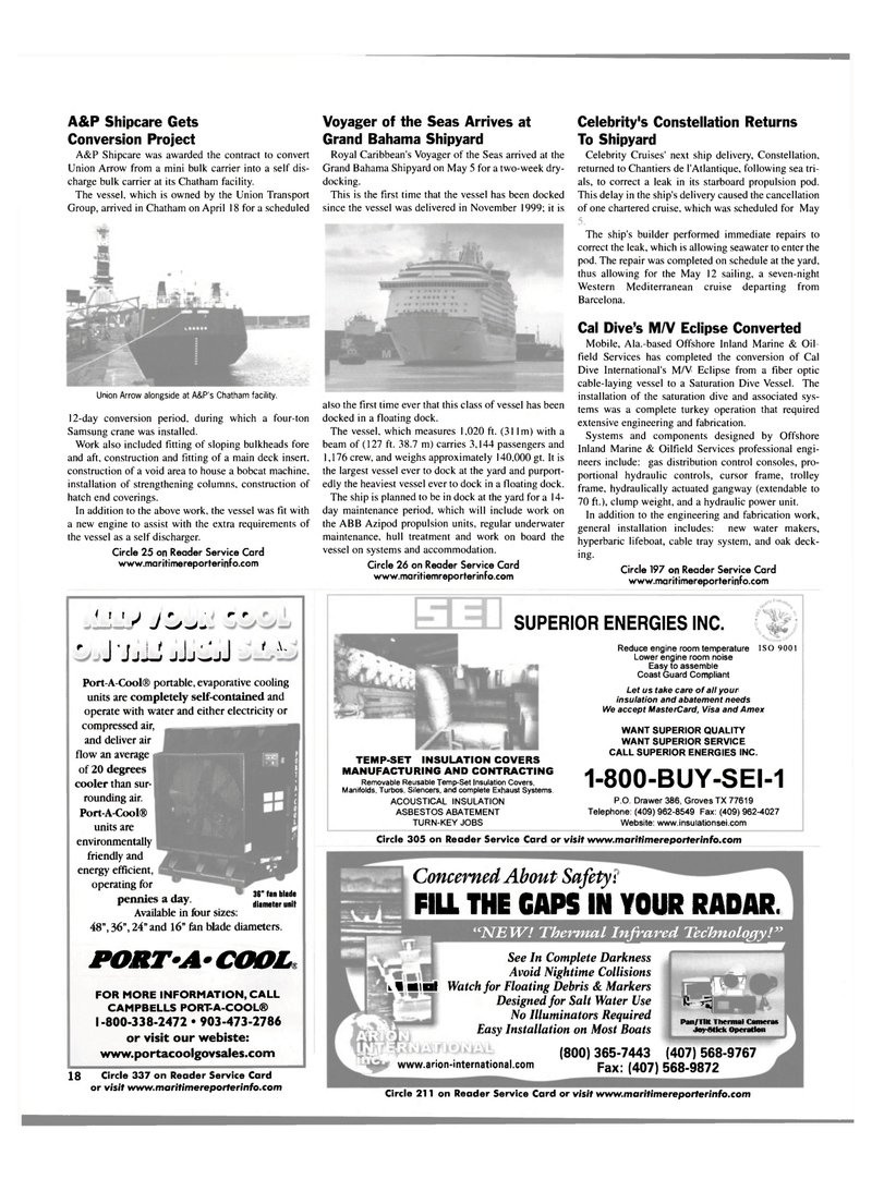 Maritime Reporter Magazine, page 18,  Jun 2002