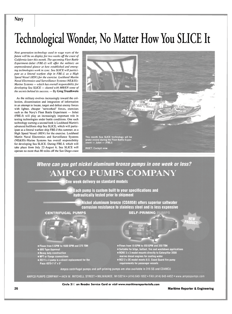 Maritime Reporter Magazine, page 26,  Jul 2002
