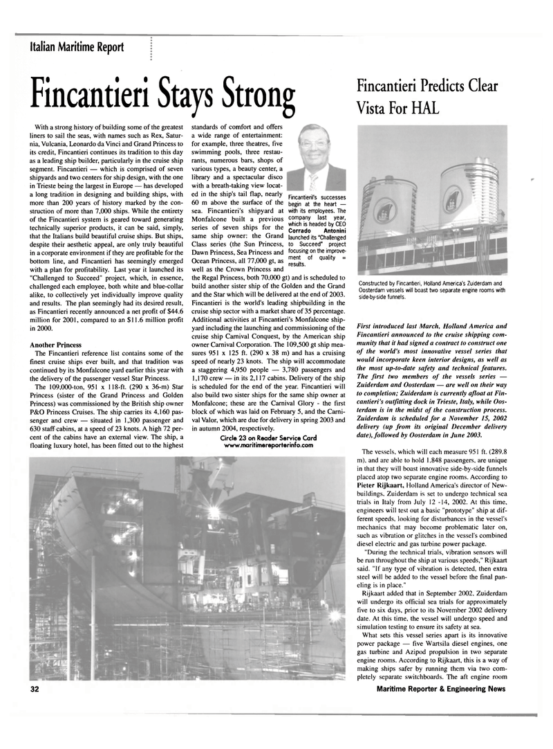 Maritime Reporter Magazine, page 32,  Jul 2002