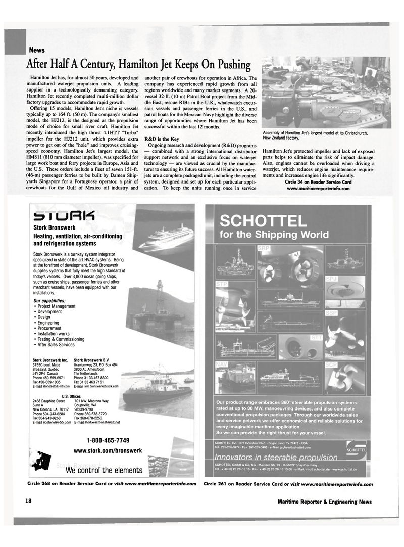 Maritime Reporter Magazine, page 18,  Aug 2002