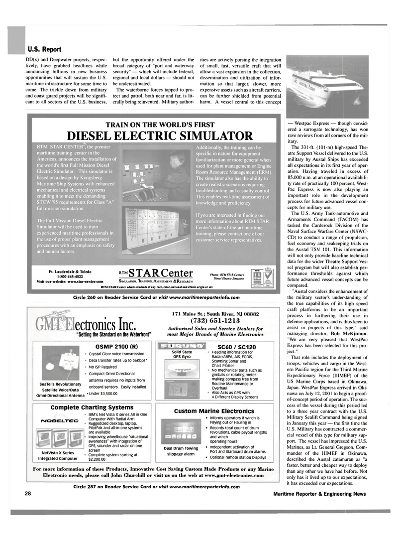 Maritime Reporter Magazine, page 30,  Aug 2002