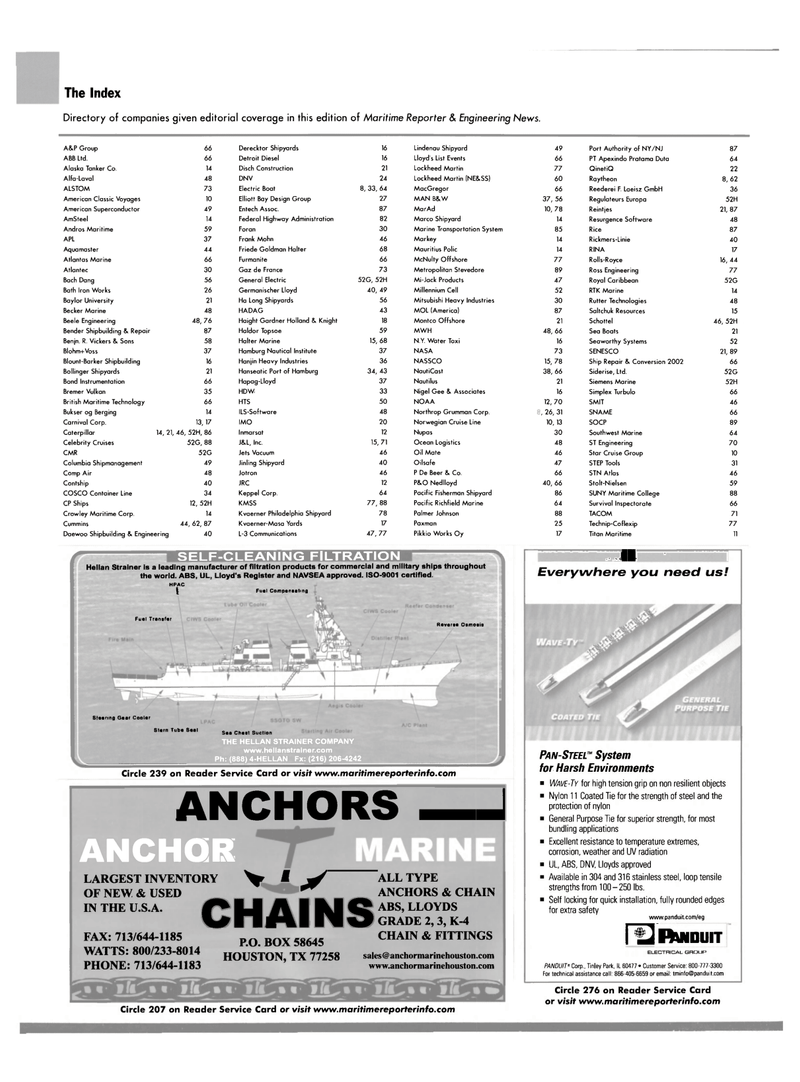 Maritime Reporter Magazine, page 4,  Sep 2002