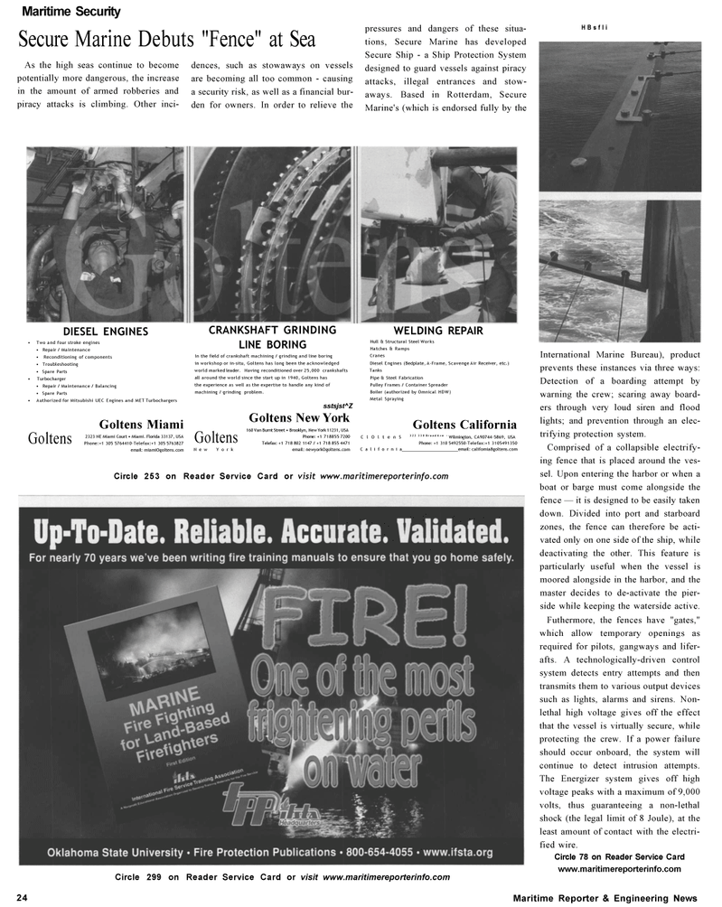 Maritime Reporter Magazine, page 24,  Nov 2002