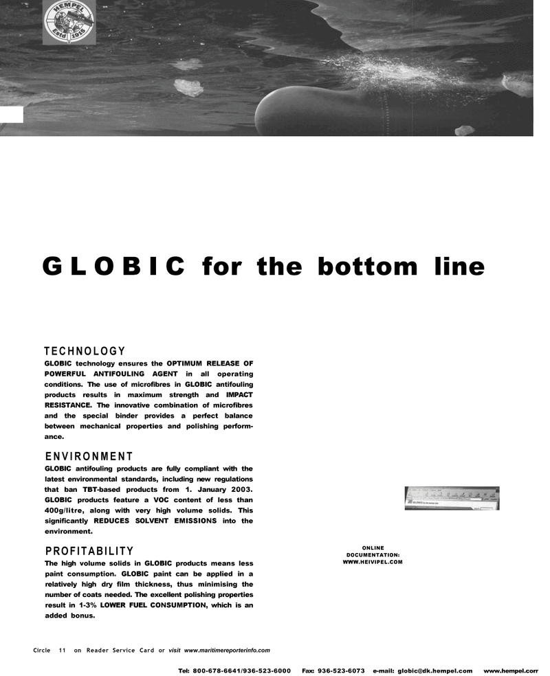 Maritime Reporter Magazine, page 9,  Dec 2002