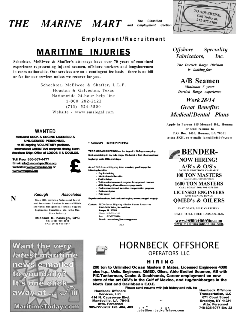 Maritime Reporter Magazine, page 44,  Dec 2002