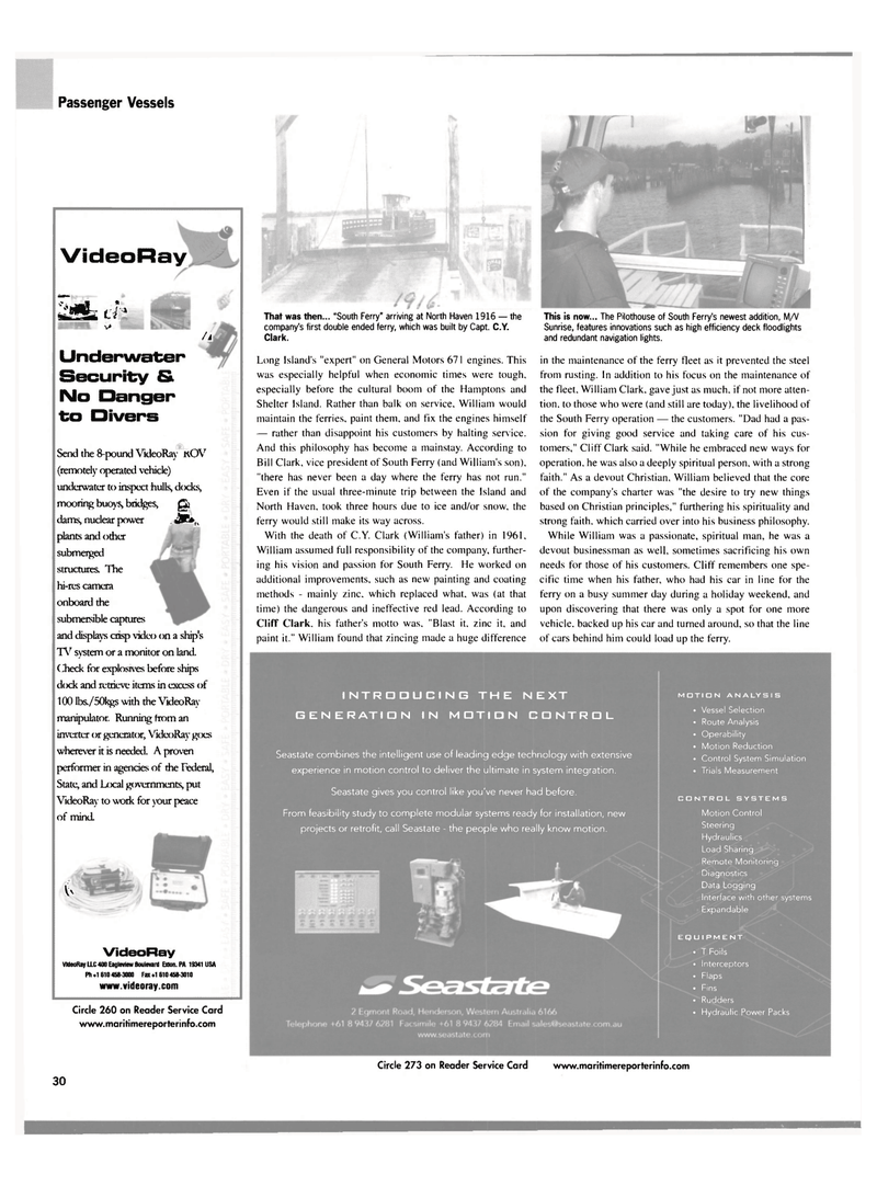 Maritime Reporter Magazine, page 30,  Jan 2003
