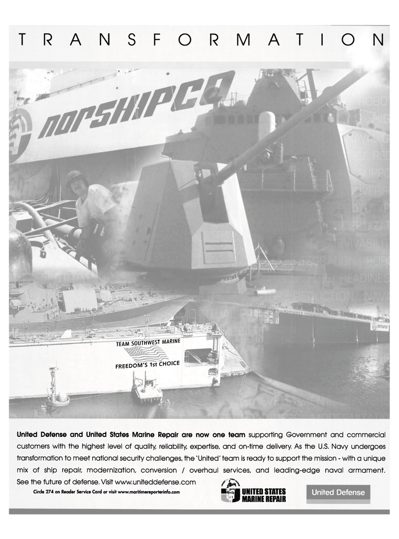 Maritime Reporter Magazine, page 5,  Jan 2003
