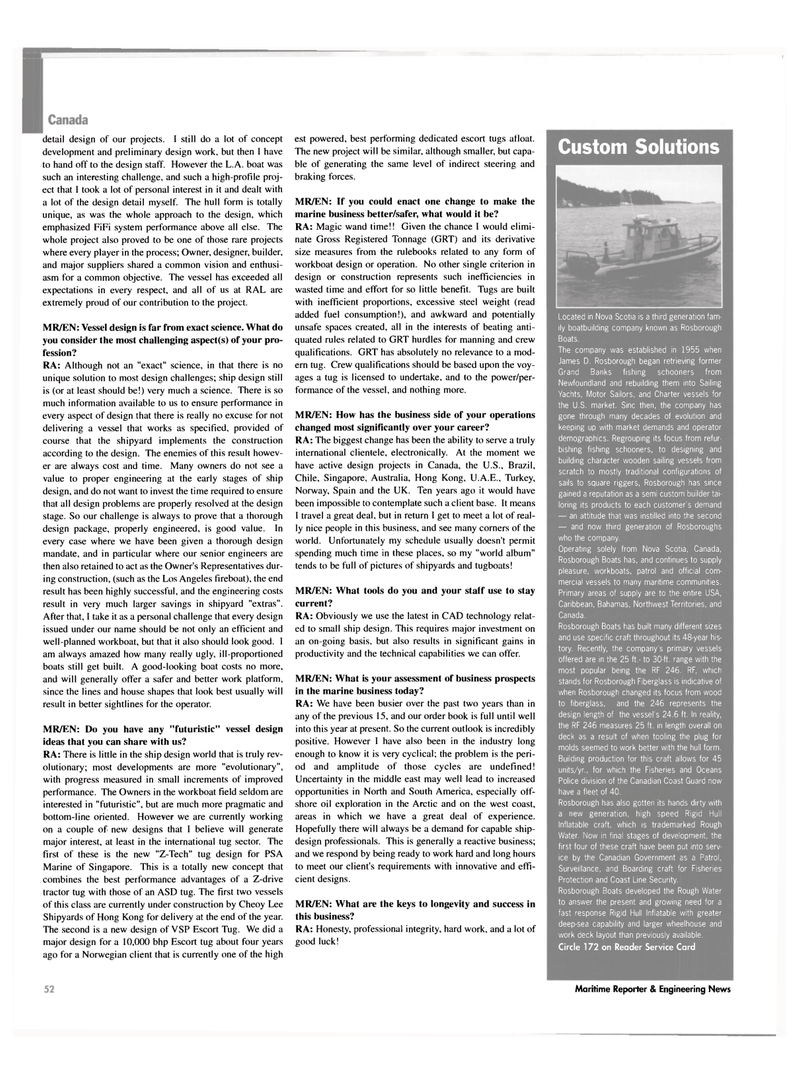 Maritime Reporter Magazine, page 48,  May 2003