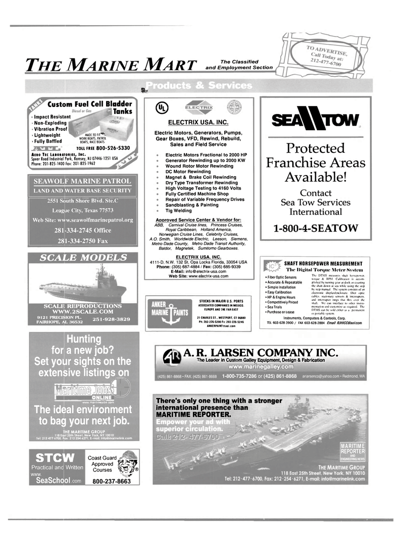 Maritime Reporter Magazine, page 66,  May 2003