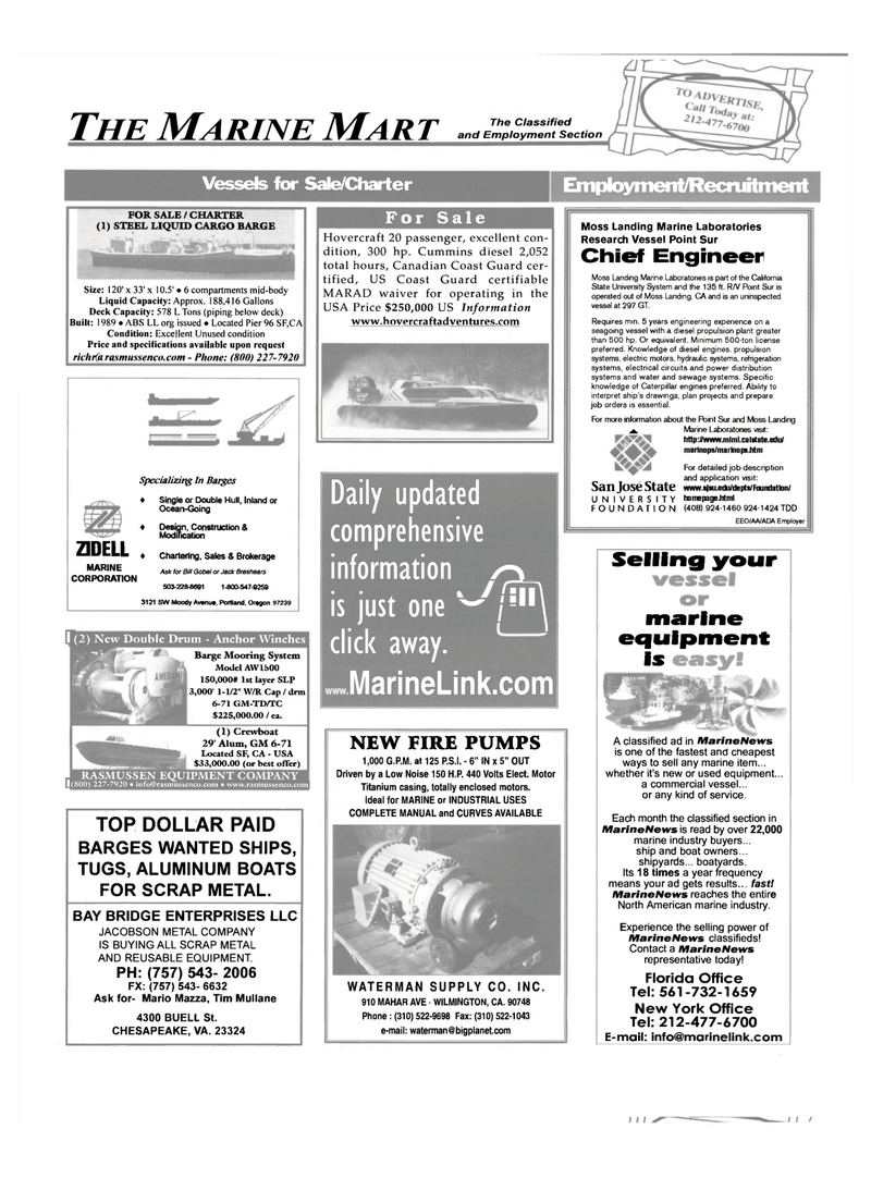 Maritime Reporter Magazine, page 67,  May 2003