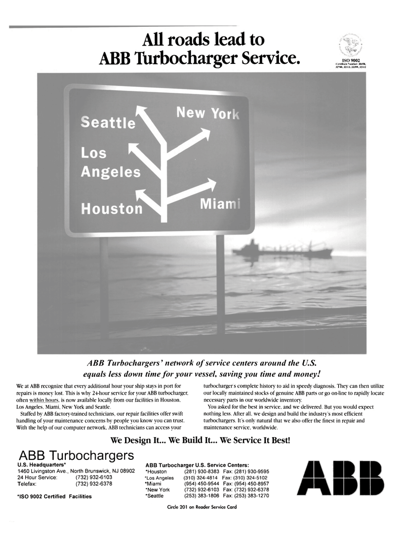 Maritime Reporter Magazine, page 4th Cover,  Jun 2003