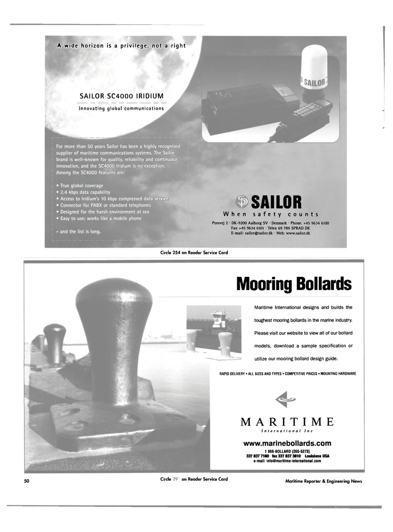 Maritime Reporter Magazine, page 50,  Jun 2003