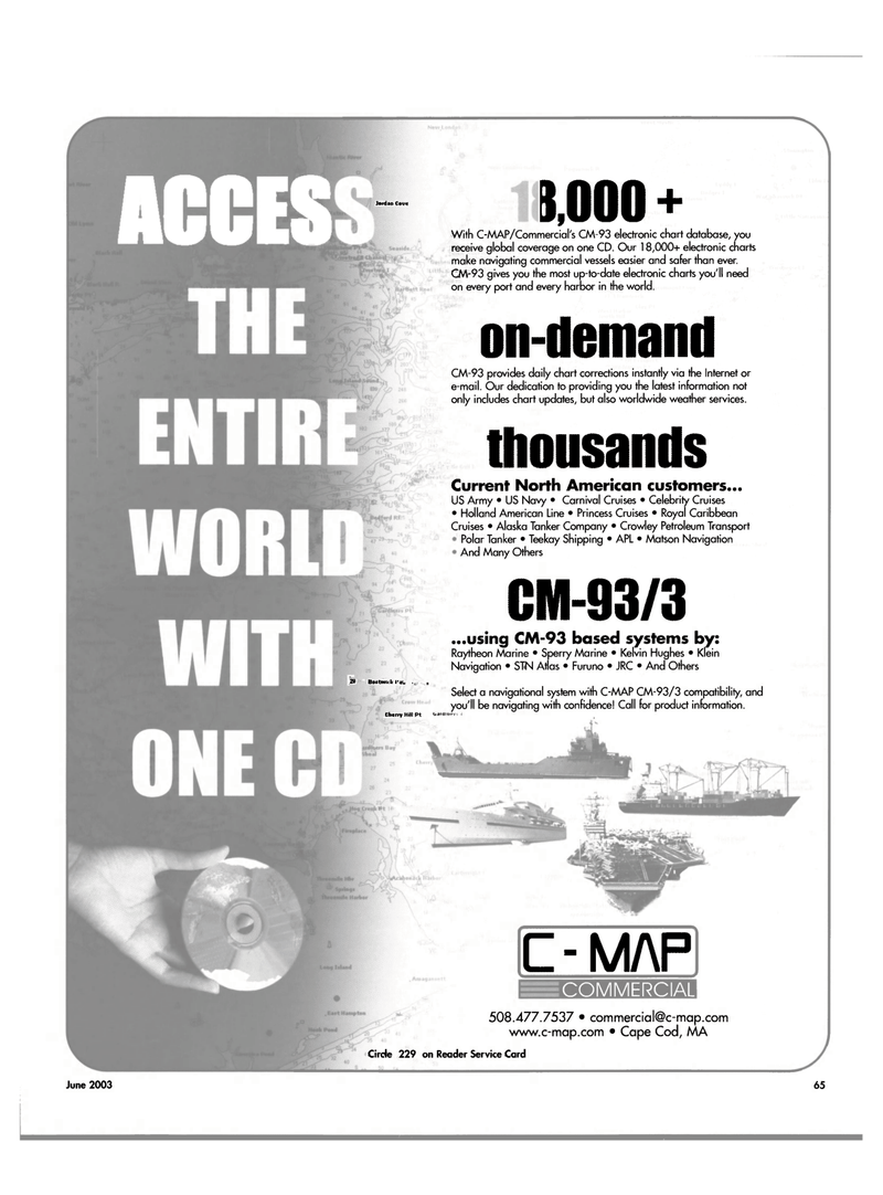 Maritime Reporter Magazine, page 65,  Jun 2003