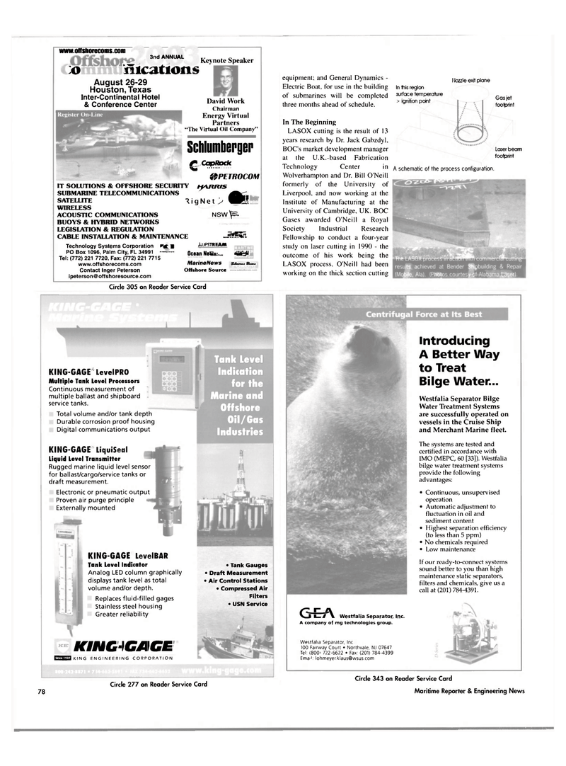 Maritime Reporter Magazine, page 78,  Jun 2003