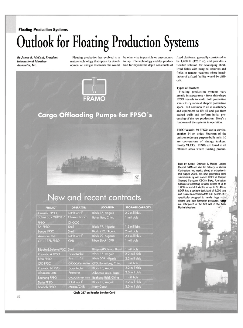 Maritime Reporter Magazine, page 52,  Sep 2003