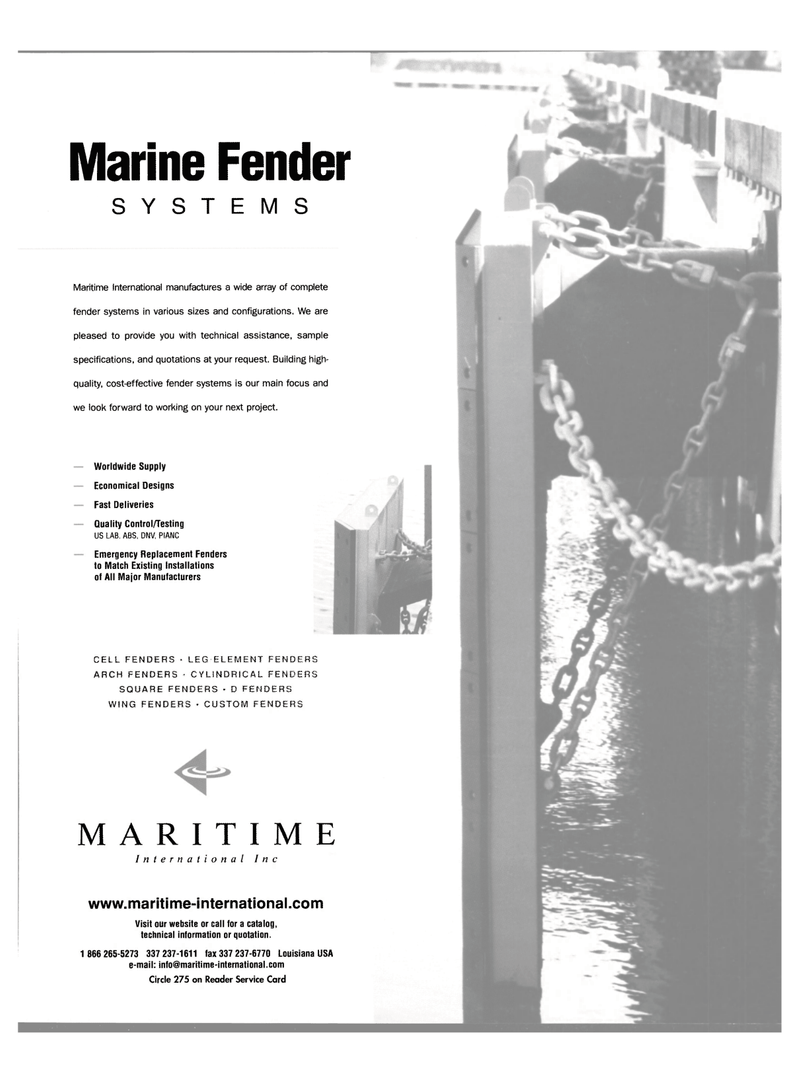 Maritime Reporter Magazine, page 51,  Oct 2003