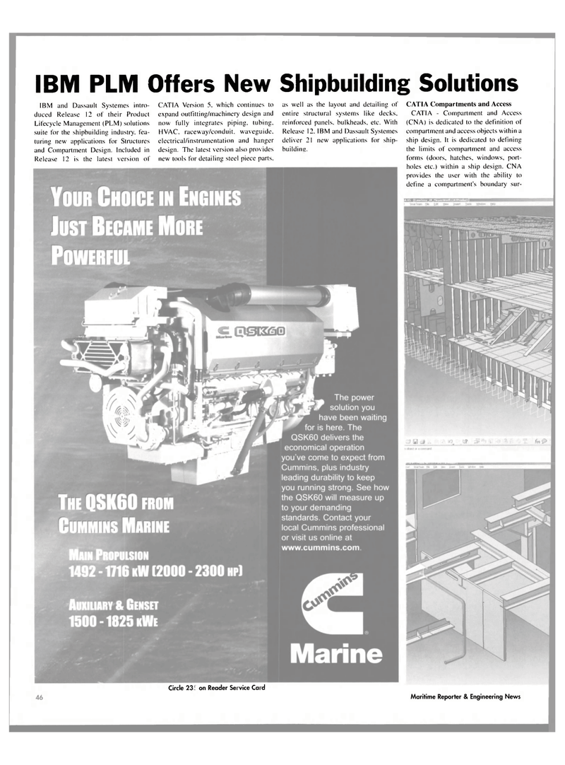 Maritime Reporter Magazine, page 47,  Nov 2003