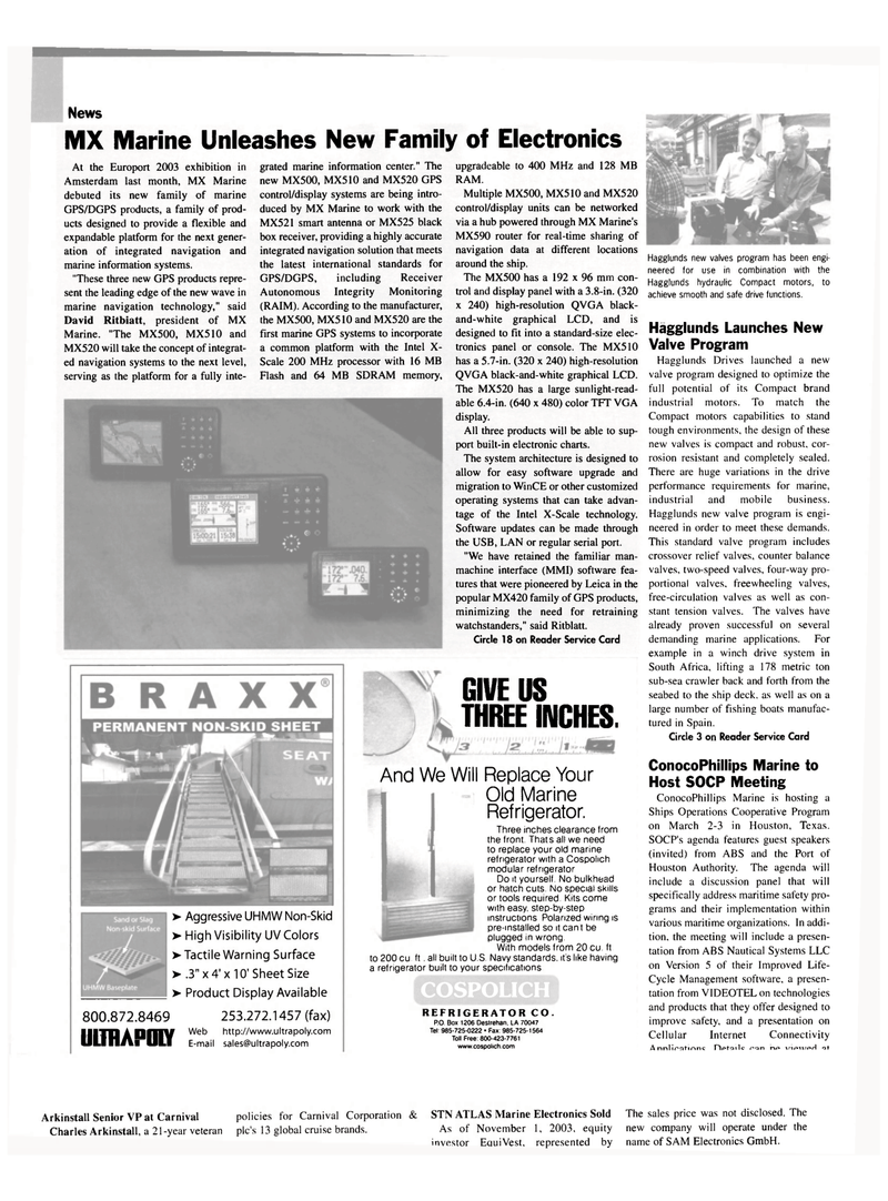 Maritime Reporter Magazine, page 14,  Dec 2003