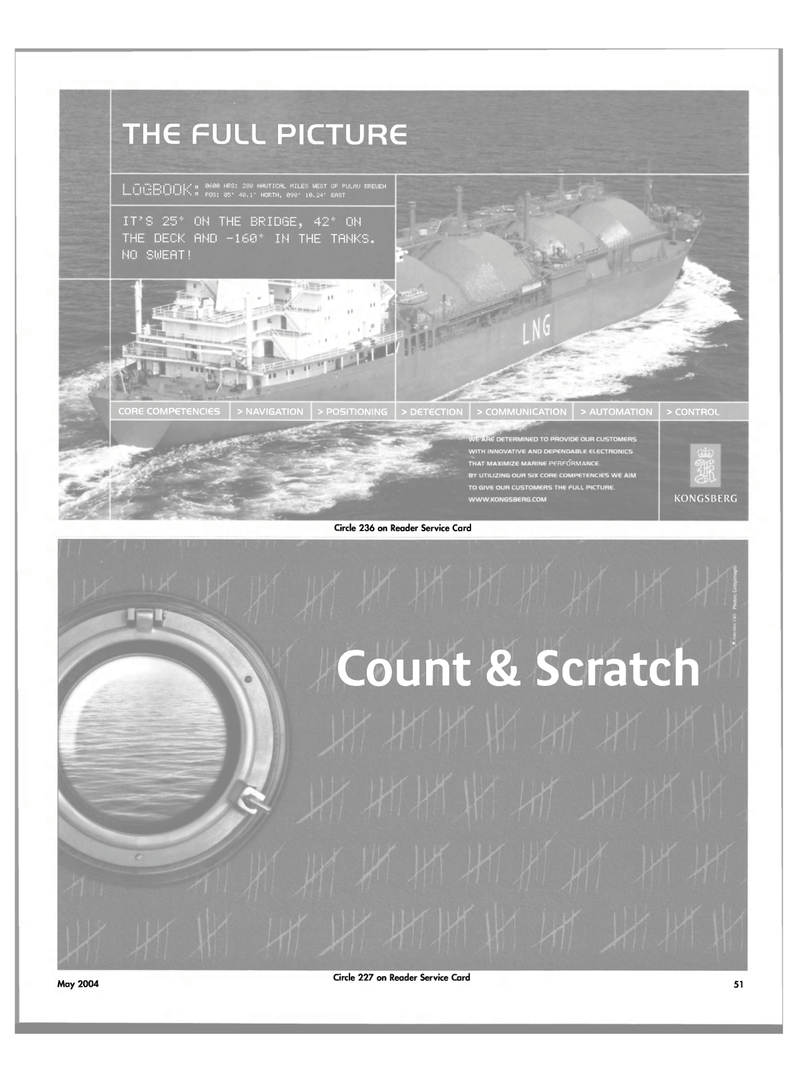Maritime Reporter Magazine, page 55,  May 2004