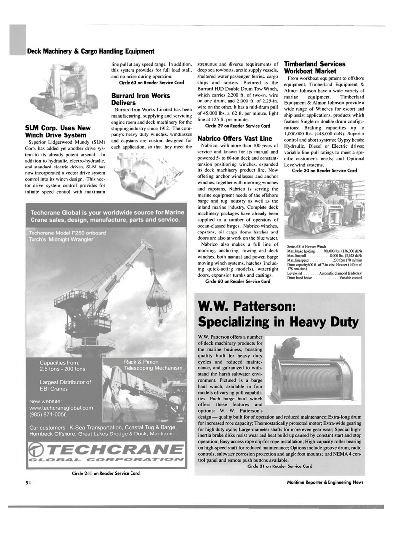 Maritime Reporter Magazine, page 58,  May 2004