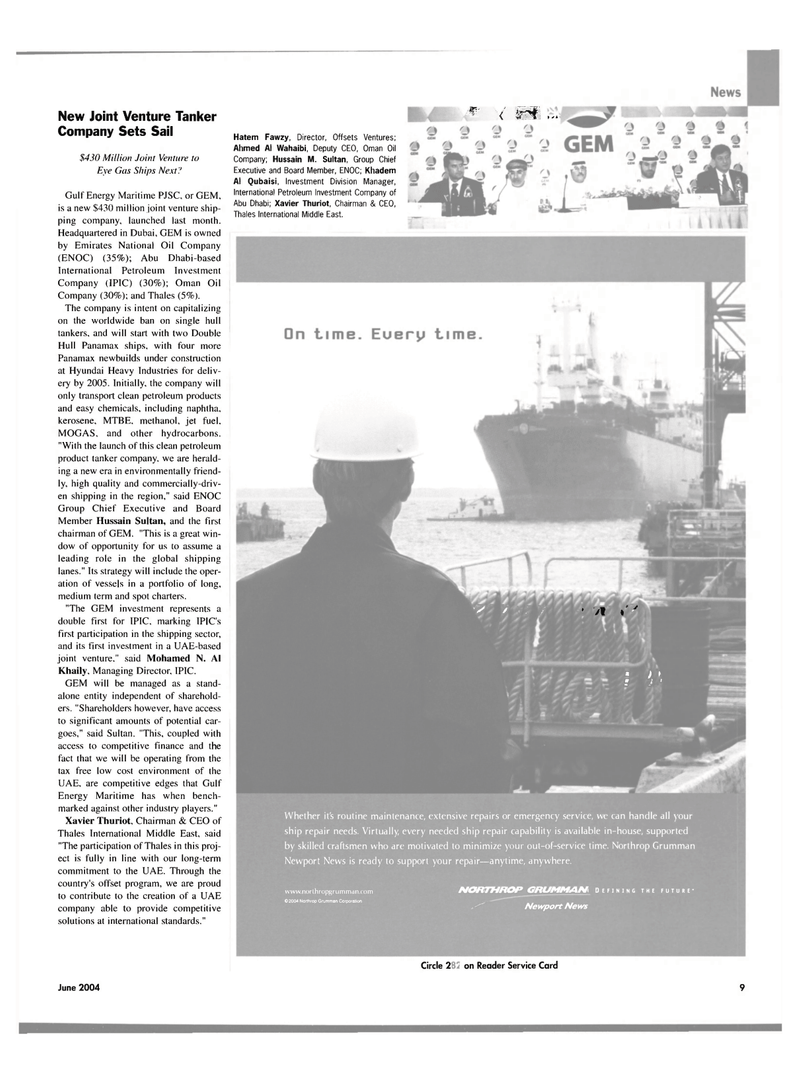 Maritime Reporter Magazine, page 9,  Jun 2004