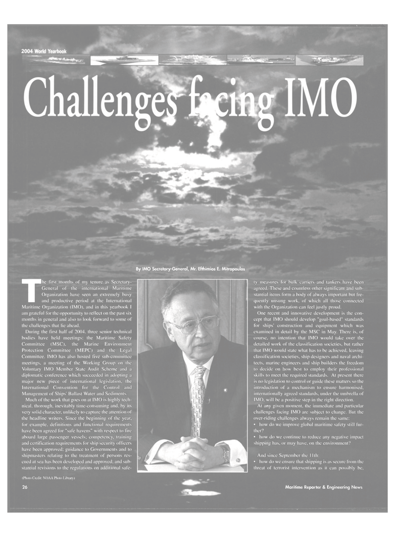 Maritime Reporter Magazine, page 26,  Jun 2004