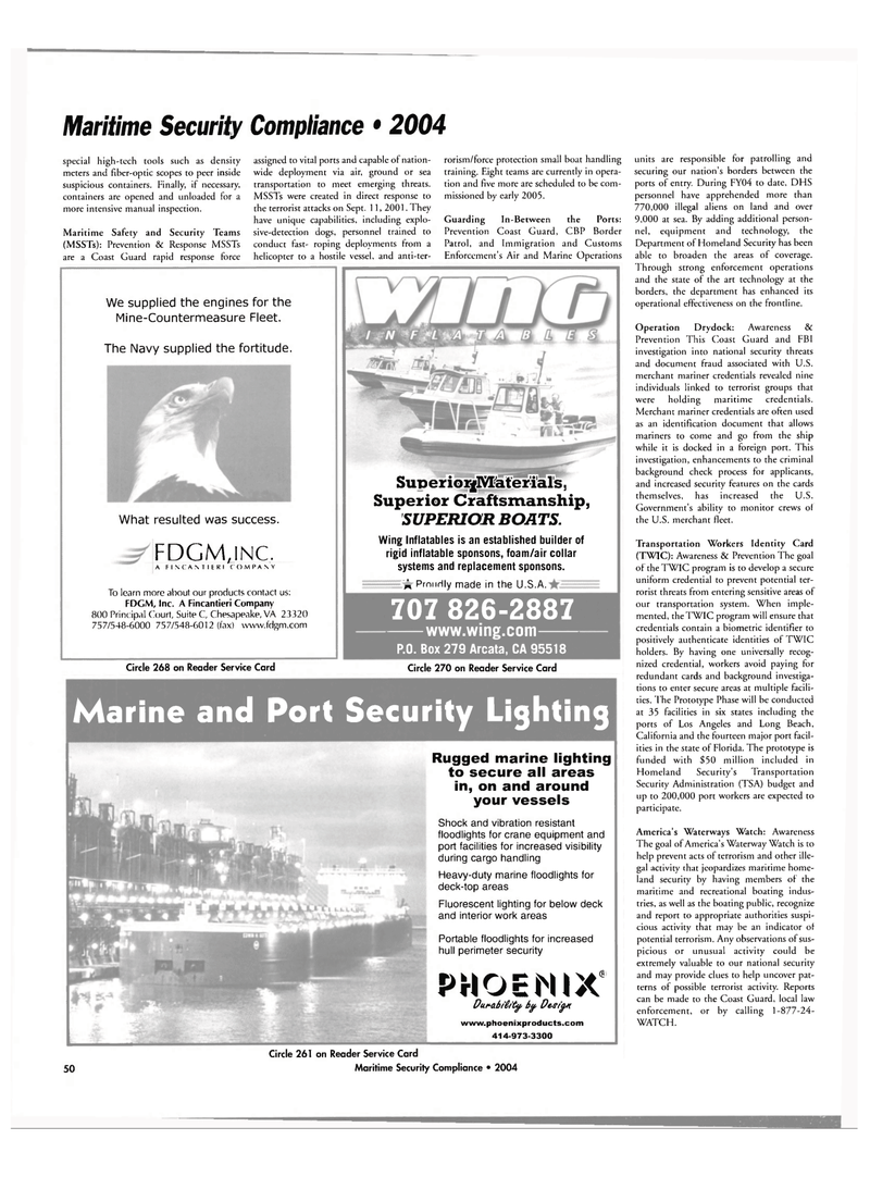Maritime Reporter Magazine, page 50,  Jul 2004