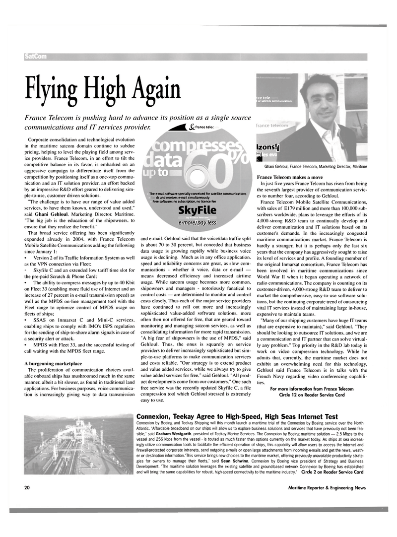 Maritime Reporter Magazine, page 20,  Aug 2004