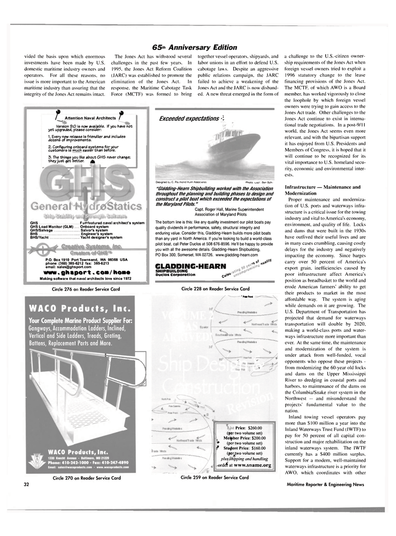 Maritime Reporter Magazine, page 32,  Aug 2004