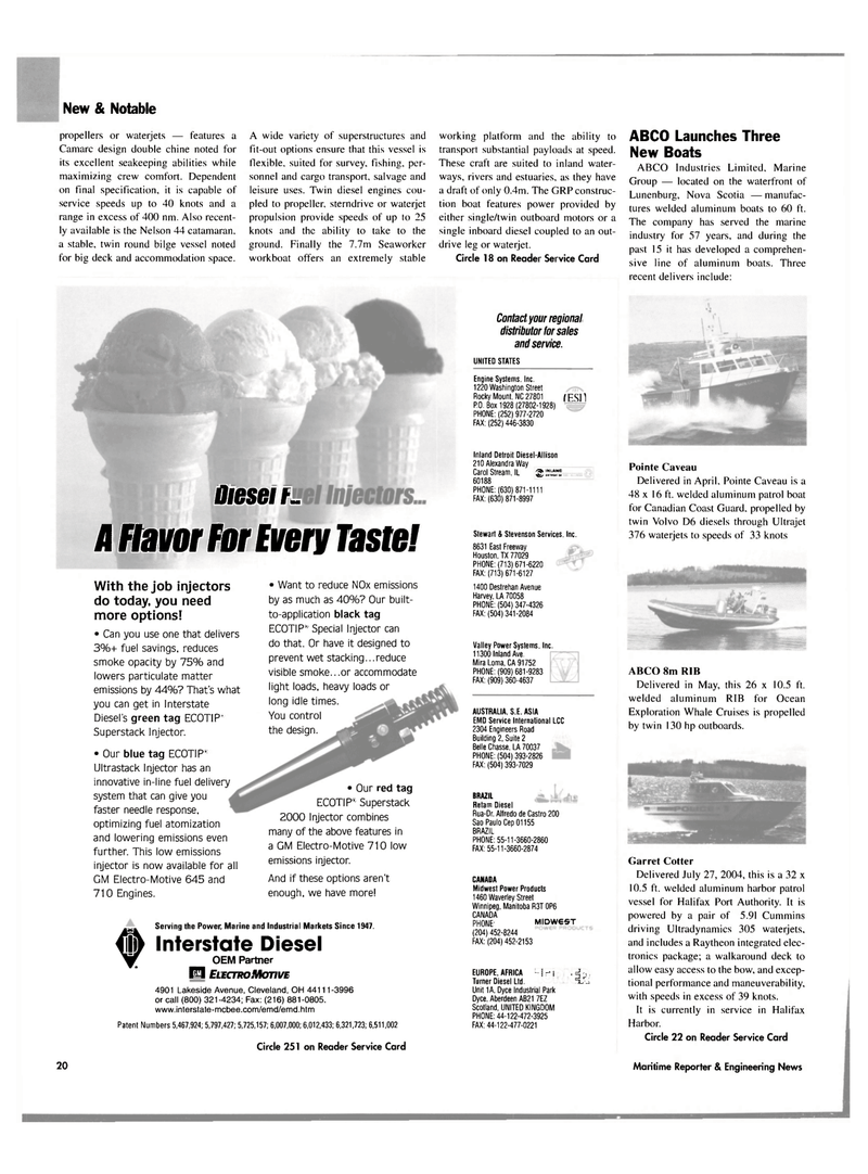 Maritime Reporter Magazine, page 21,  Sep 2004