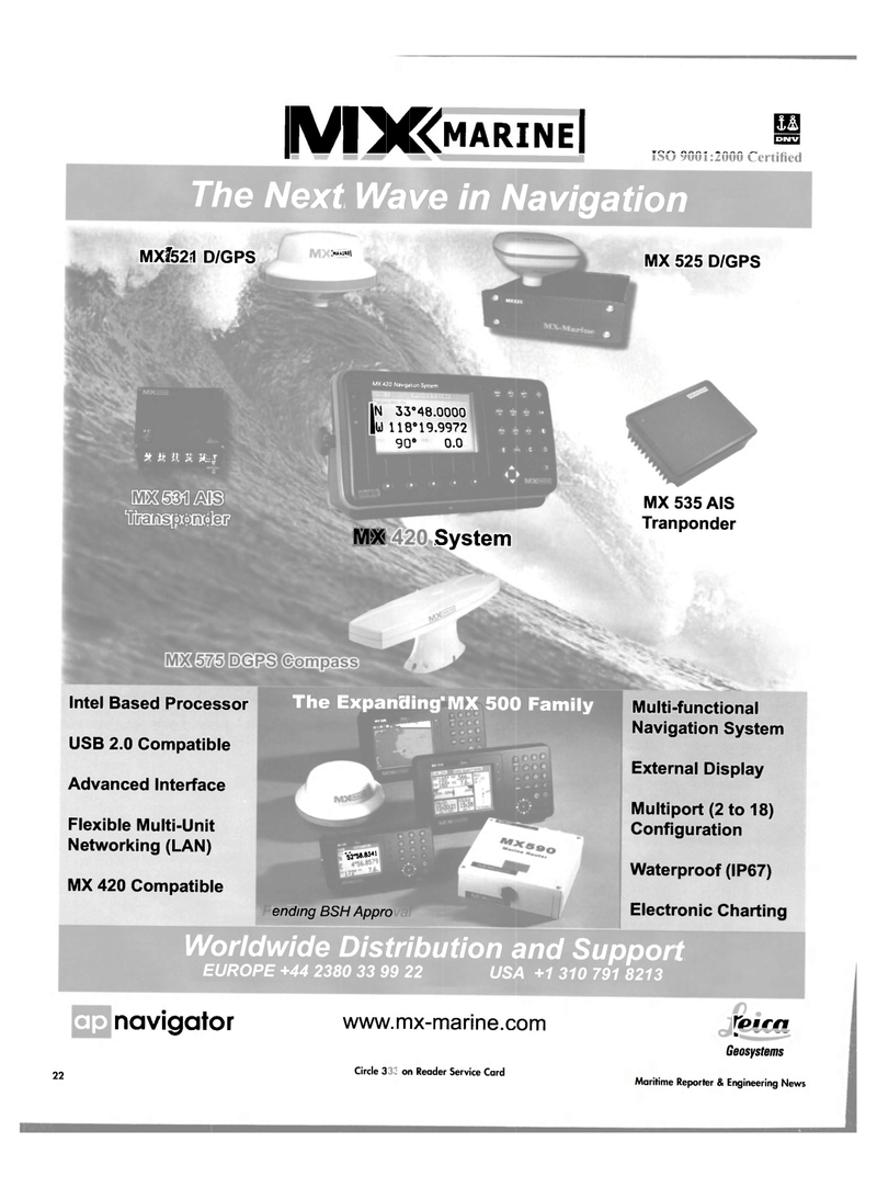 Maritime Reporter Magazine, page 23,  Sep 2004