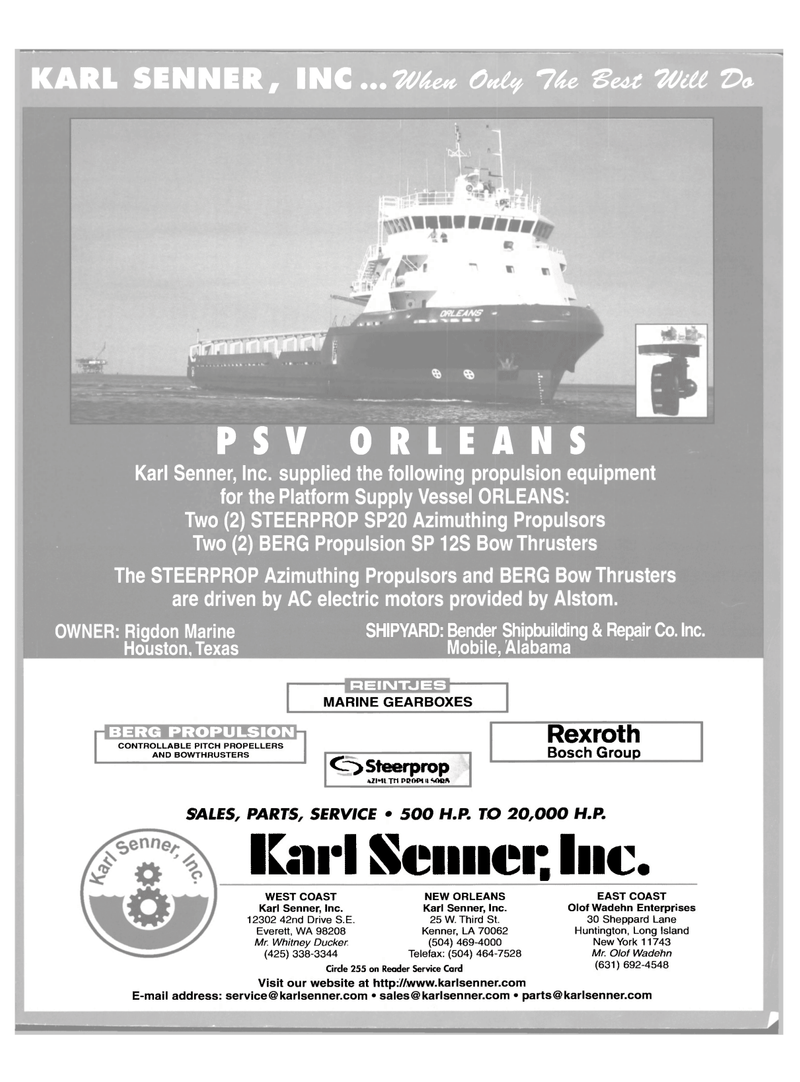 Maritime Reporter Magazine, page 1,  Sep 2004