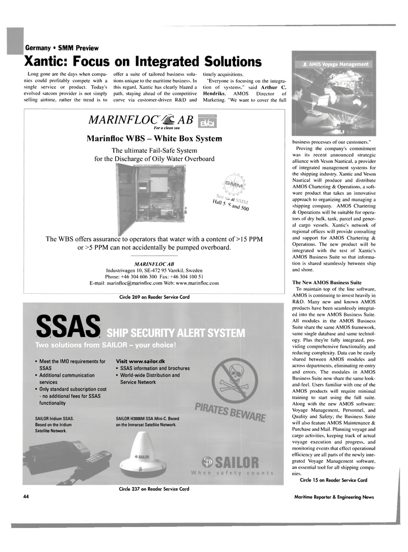 Maritime Reporter Magazine, page 45,  Sep 2004