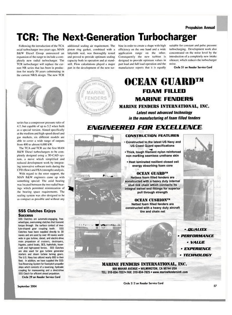 Maritime Reporter Magazine, page 58,  Sep 2004